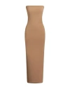 Wolford Woman Maxi Dress Camel Size S Polyamide, Elastane In Brown
