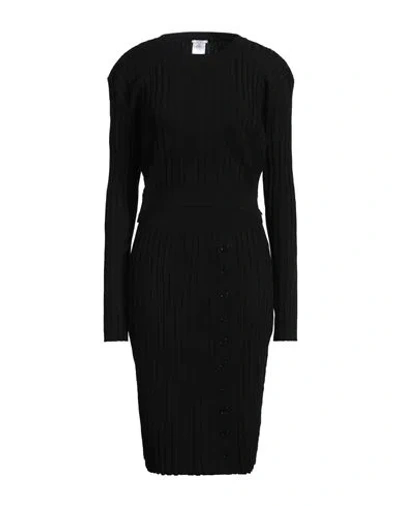 Wolford Woman Midi Dress Black Size L Wool
