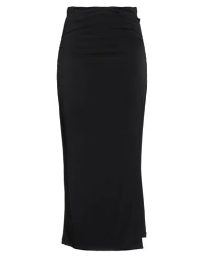 Wolford Woman Maxi Skirt Black Size M Viscose, Polyamide, Elastane