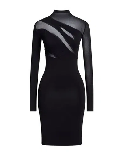 Wolford Woman Mini Dress Black Size Xs Polyamide, Elastane