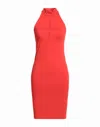 Wolford Short Dresses In Red