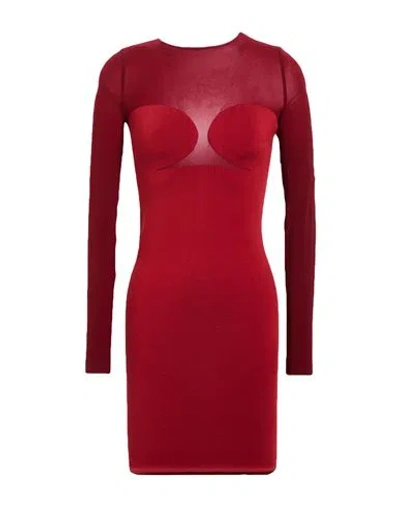 Wolford Woman Mini Dress Red Size S Polyamide, Elastane