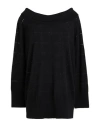 Wolford Woman Sweater Black Size L Virgin Wool In Black