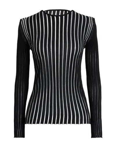 Wolford Woman Sweater Black Size L Virgin Wool, Polyamide, Polyester