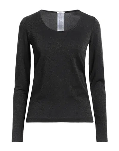 WOLFORD WOLFORD WOMAN SWEATER BLACK SIZE M POLYAMIDE, POLYESTER, ELASTANE