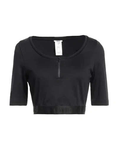 Wolford Woman T-shirt Black Size Xs Polyamide, Cotton