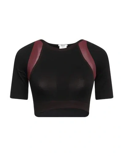 Wolford Woman T-shirt Black Size Xs Polyamide, Elastane