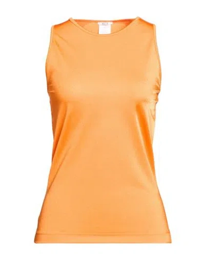 Wolford Woman Tank Top Orange Size S Polyamide, Elastane