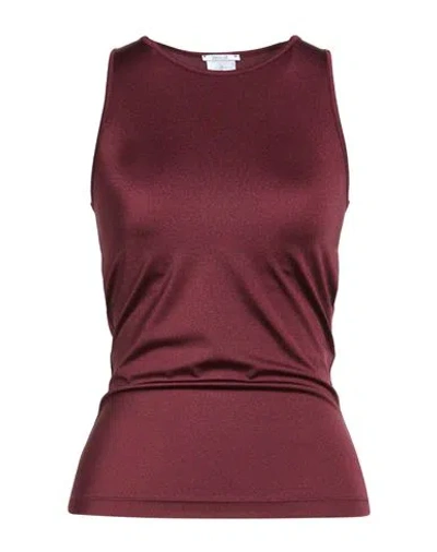 Wolford Woman Tank Top Plum Size Xs Polyamide, Elastane In Brown