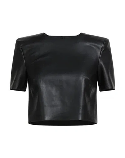 Wolford Woman Top Black Size 8 Polyester, Elastane, Polyurethane