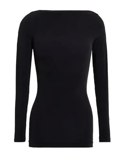 Wolford Woman Top Black Size L Polyamide, Elastane