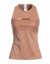 Wolford Woman Top Blush Size 12 Polyurethane, Polyester In Pink