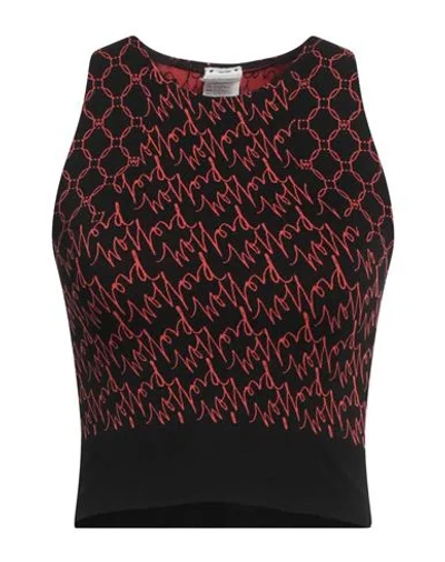 Wolford Woman Top Coral Size M Polyamide, Elastane In Red