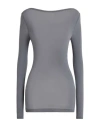 Wolford Woman Top Grey Size M Polyamide, Elastane In Gray