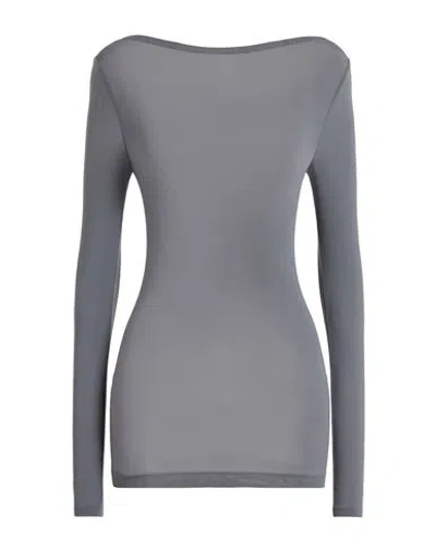 Wolford Woman Top Grey Size M Polyamide, Elastane In Gray