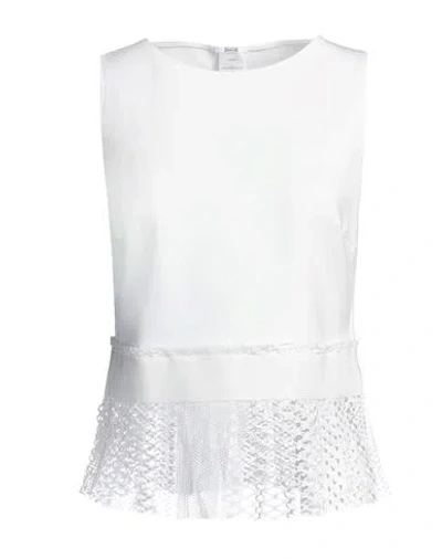 Wolford Woman Top White Size L Polyester, Elastane
