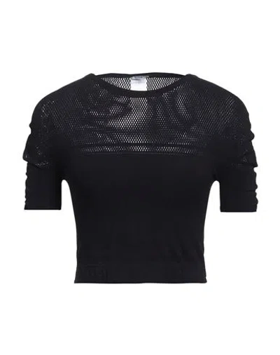 Wolford Woman T-shirt Black Size L Polyamide, Elastane