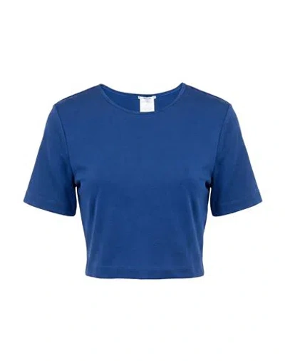 Wolford Woman T-shirt Bright Blue Size M Polyamide, Elastane