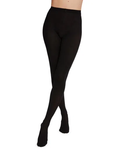 Wolford Women's 2-pack Wool Tights In Black