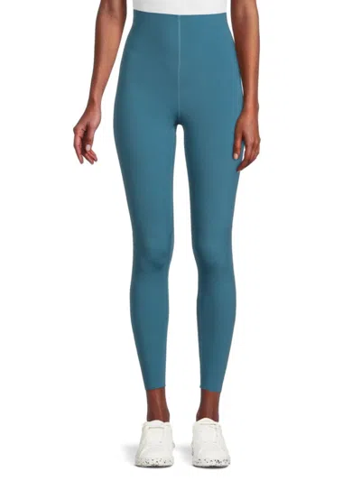 Wolford Women's Bonded Solid Ankle Leggings In Lake