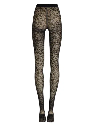 Wolford Women's Bouquet Tights In Animal Print