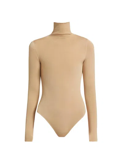 Wolford Women's Colorado Turtleneck Bodysuit In Brown