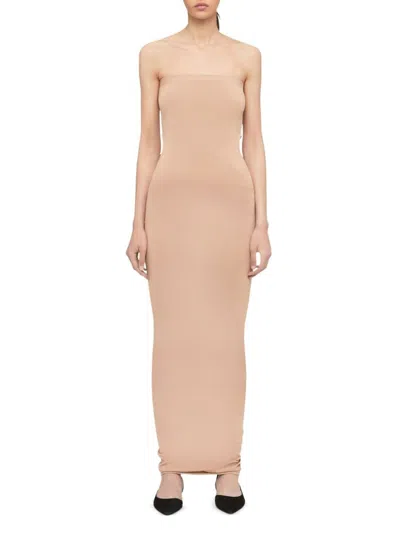 Wolford Aurora Fatal Tube Dress In Beige