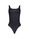 Wolford Women's Jamaika Cotton-blend Stretch Bodysuit In Blue