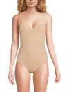 Wolford Women's Mat De Luxe Form String Bodysuit In Powder
