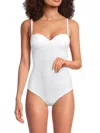 Wolford Mat De Luxe Forming Bodysuit In White