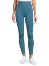 Wolford Metallic-threaded Stretch Leggings In Lake