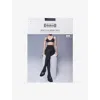 Wolford Womens Black Velvet 66 Leg Support Stretch-woven Tights In Black