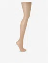 Wolford Womens Cosmetic Individual 10 Nylon-blend Tights In Neutral