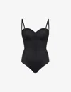Wolford Shaping String Bodysuit In Black