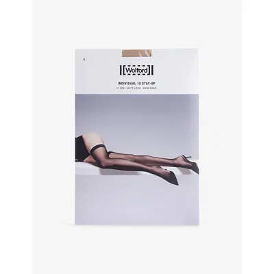 Wolford Mens  Individual 10 Stay-up Stretch-woventights