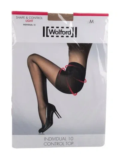 Pre-owned Wolford Womens' Sheer Tights. In Brown