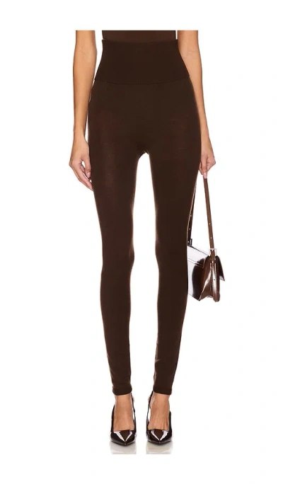 Wolford Leggings Wool-ford In Brown