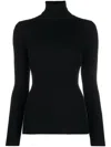 Wolford Wool Turtle-neck Sweater In Black