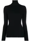 Wolford Wool Turtle-neck Sweater In Black
