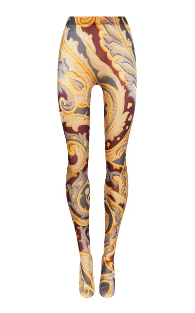 Wolford X Etro 100 Printed Tights In Multi