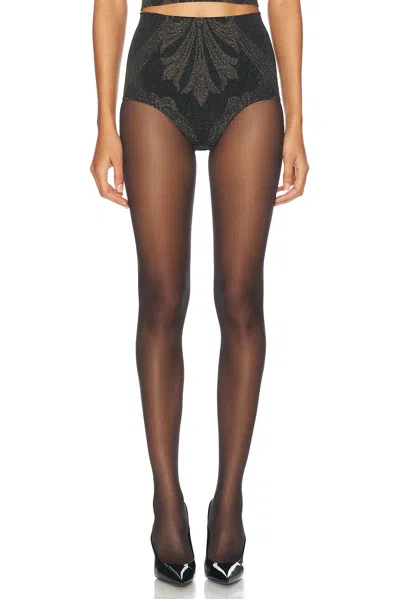 WOLFORD X ETRO METALLIC JACQUARD SHORT