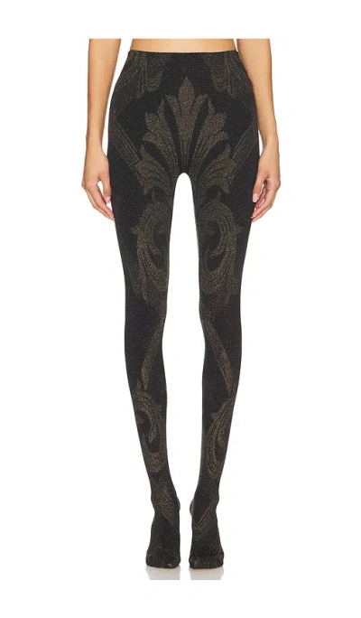 WOLFORD X ETRO METALLIC JACQUARD TIGHTS