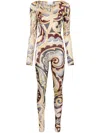 Wolford X Etro Paisley-print Catsuit In Multi