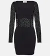 Wolford X Simkhai Intricate Pattern Minidress In Black