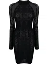 Wolford X Simkhai Intricate-sheer Dress In Black