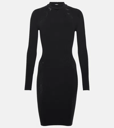 Wolford X Simkhai Logo Jersey Minidress In Black