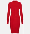 Wolford X Simkhai Logo Jersey Minidress In Red