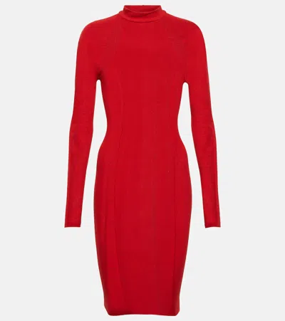 Wolford X Simkhai Logo Jersey Minidress In Red
