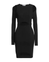 Wolford X Simkhai Contoured Ribbed-knit Minidress In Black