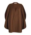 Wolk Morais Cashmere Circle Jacket In Brown